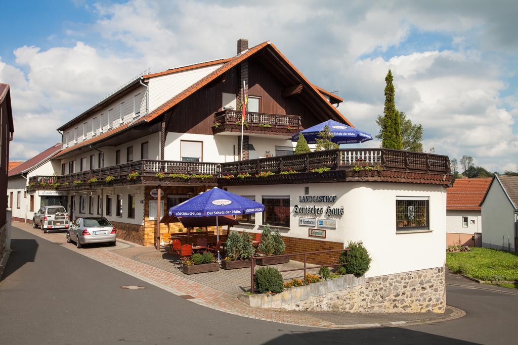 Landgasthof Deutsches Haus Ulmbach Exteriér fotografie